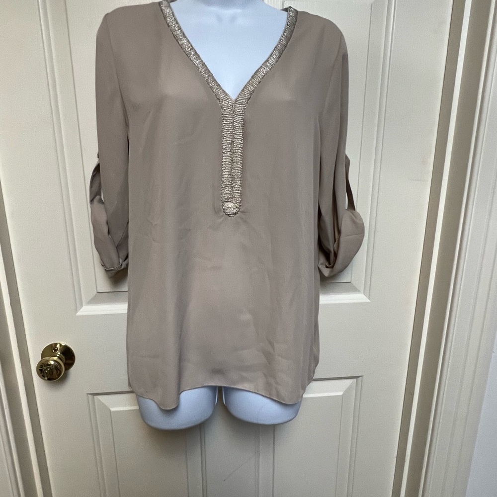 Insight size small beige blouse